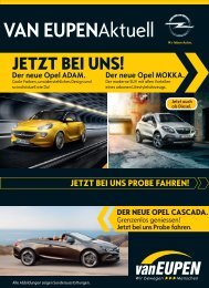VAN EUPENAktuell - Autohandel Gebr. van Eupen GmbH