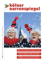 Kölner Narrenspiegel, Ausgabe 2-November 2008 - Kölner Karneval