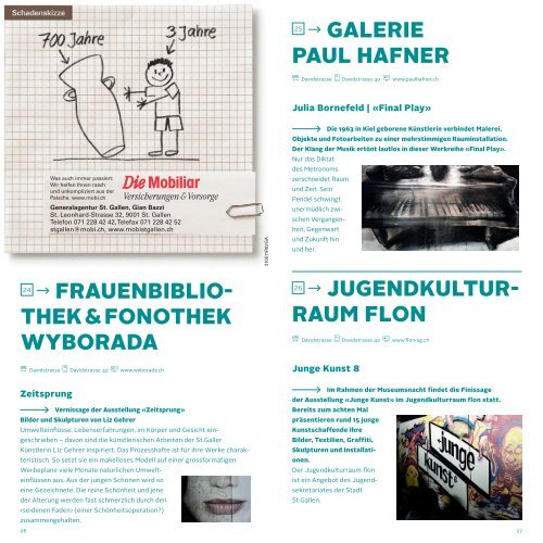Programmheft als PDF - Museumsnacht St.Gallen