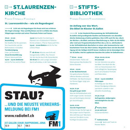 Programmheft als PDF - Museumsnacht St.Gallen