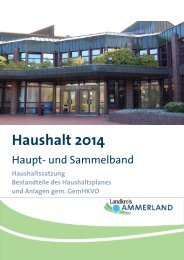 Haupt- und Sammelband - Landkreis Ammerland