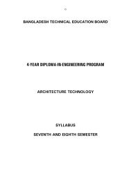 4-year diploma-in-engineering program - Bangladesh Technical ...