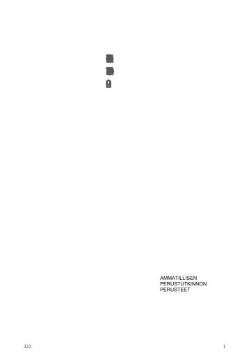 Logistiikan pterustutkinnon perusteet, luonnos - Opetushallitus