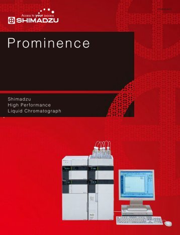 Prominence - Shimadzu Scientific Instruments