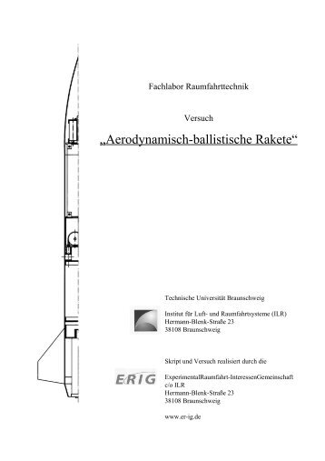 Aerodynamisch-ballistische Rakete - Experimentalraumfahrt ...