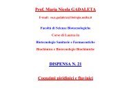 Prof. Maria Nicola GADALETA DISPENSA N. 21 Coenzimi piridinici ...