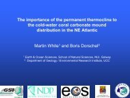 The importance of the permanent thermocline to the cold-water coral ...