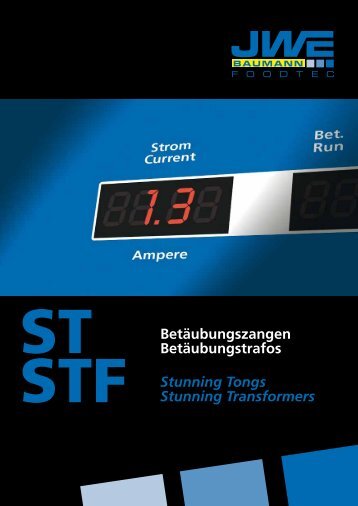 Gesamtprospekt ST-STF - JWE-Baumann GmbH