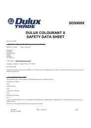 SDS909X Dulux Colourant X 5 - Dulux Trade
