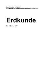 Erdkunde - Realschule Essen-Überruhr