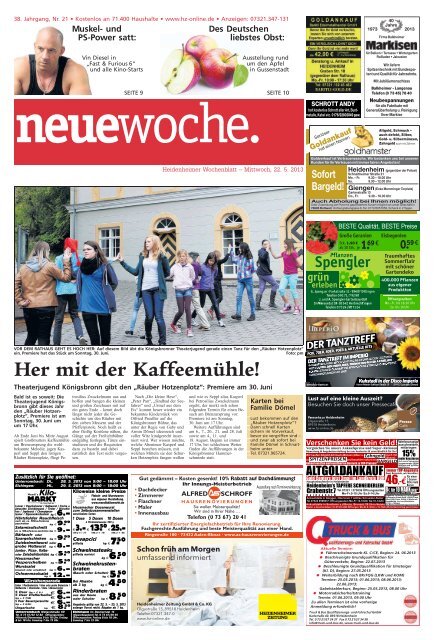 Her Mit Der Kaffeemühle Heidenheimer Zeitung