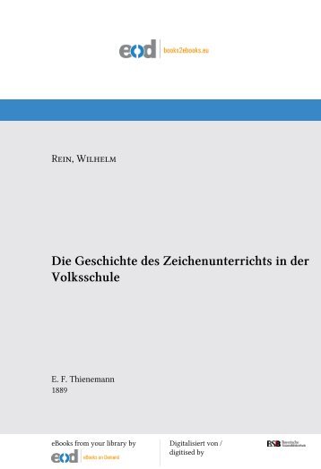 Die Geschichte des Zeichenunterrichts in der Volksschule