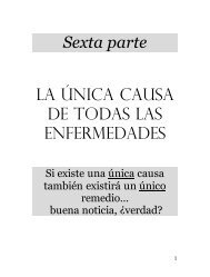 Sexta parte LA ÚNICA CAUSA DE TODAS LAS ... - Magnum Astron