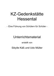 KZ-Gedenkstätte Hessental - Projekte Regional