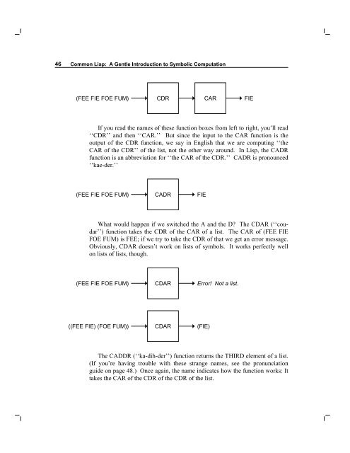 46 Common Lisp: A