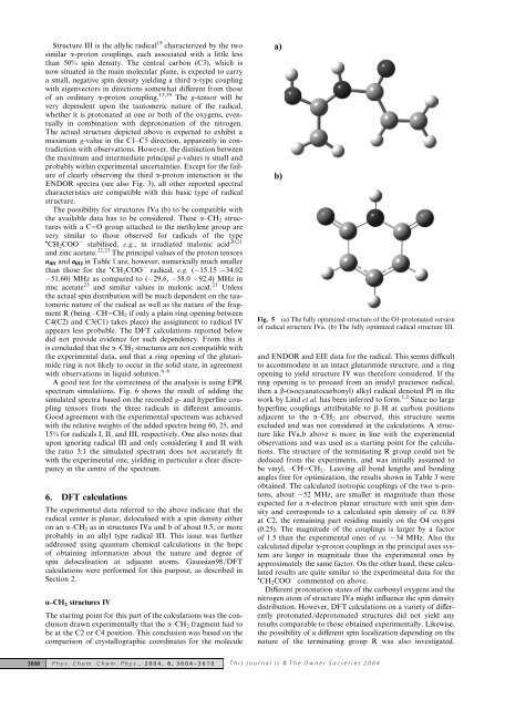 Allyl type radical formation in X-irradiated glutarimide crystals ...