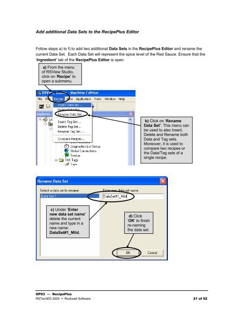 OP03 â Implementing PanelView Plus & VersaView CE with ...