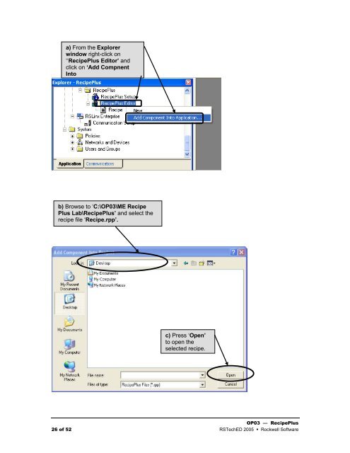 OP03 â Implementing PanelView Plus & VersaView CE with ...