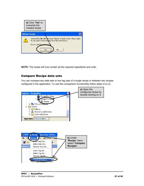 OP03 â Implementing PanelView Plus & VersaView CE with ...