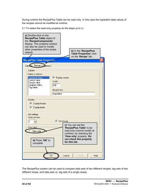 OP03 â Implementing PanelView Plus & VersaView CE with ...