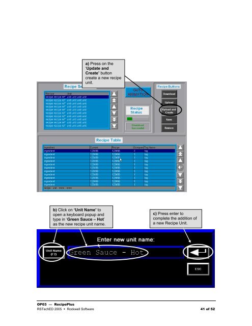 OP03 â Implementing PanelView Plus & VersaView CE with ...