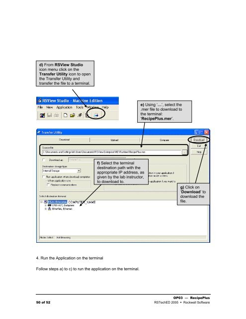 OP03 â Implementing PanelView Plus & VersaView CE with ...