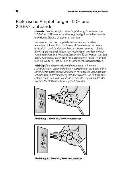 Handbuch für den Eigentümer - Precor