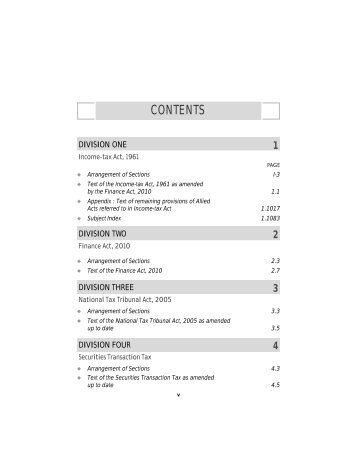 India - Income Tax Act 2010 - Saarc