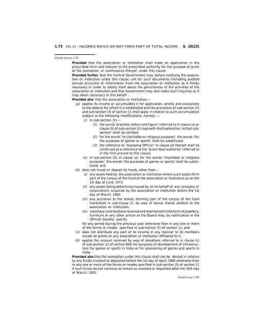 India - Income Tax Act 2010 - Saarc