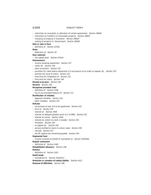 India - Income Tax Act 2010 - Saarc