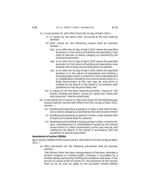 India - Income Tax Act 2010 - Saarc