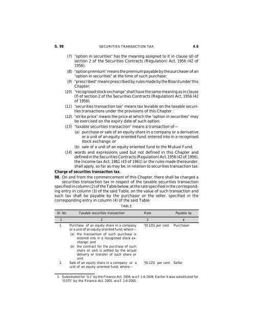 India - Income Tax Act 2010 - Saarc