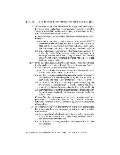 India - Income Tax Act 2010 - Saarc