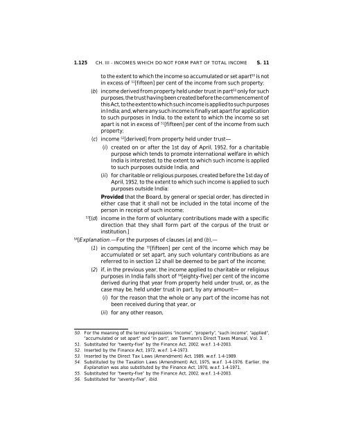 India - Income Tax Act 2010 - Saarc