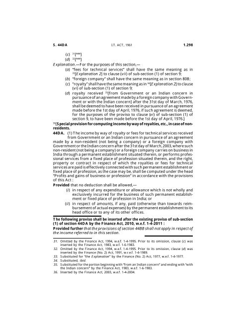 India - Income Tax Act 2010 - Saarc