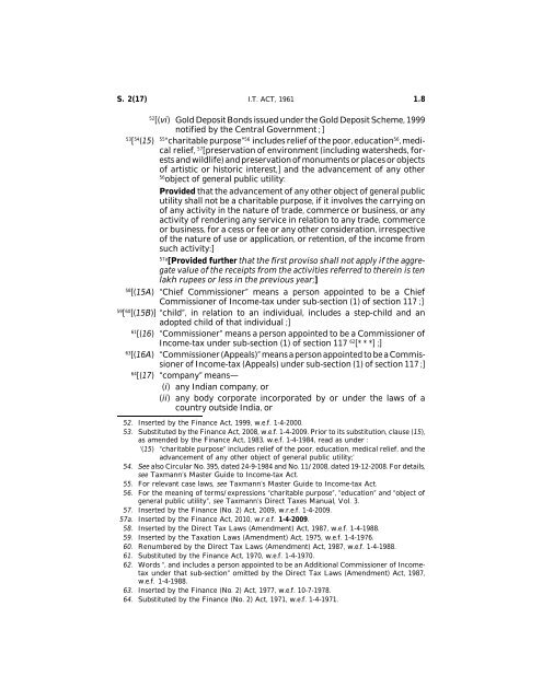 India - Income Tax Act 2010 - Saarc