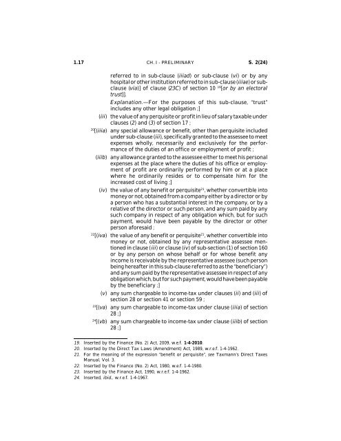 India - Income Tax Act 2010 - Saarc