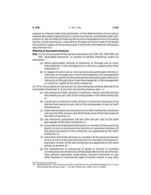 India - Income Tax Act 2010 - Saarc