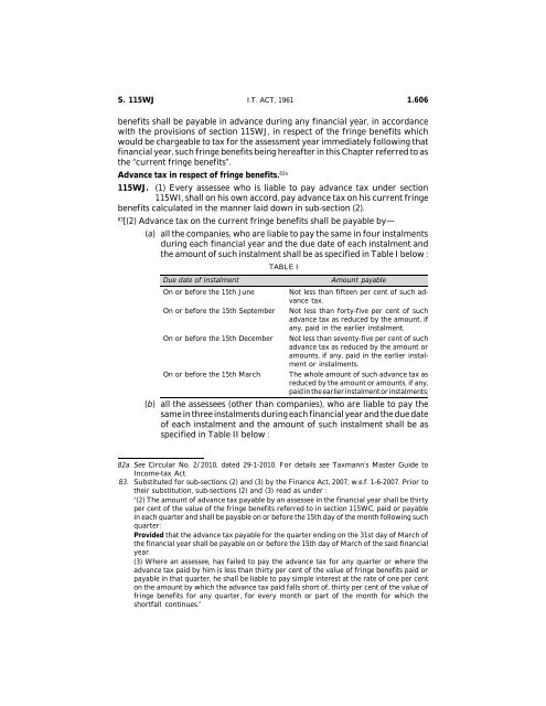 India - Income Tax Act 2010 - Saarc