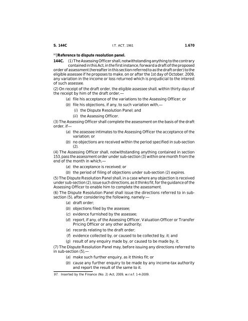 India - Income Tax Act 2010 - Saarc