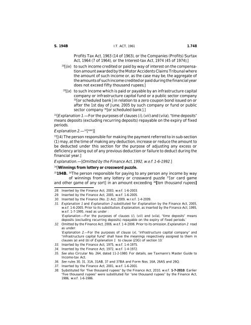 India - Income Tax Act 2010 - Saarc