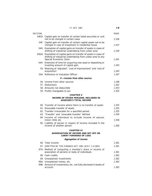 India - Income Tax Act 2010 - Saarc