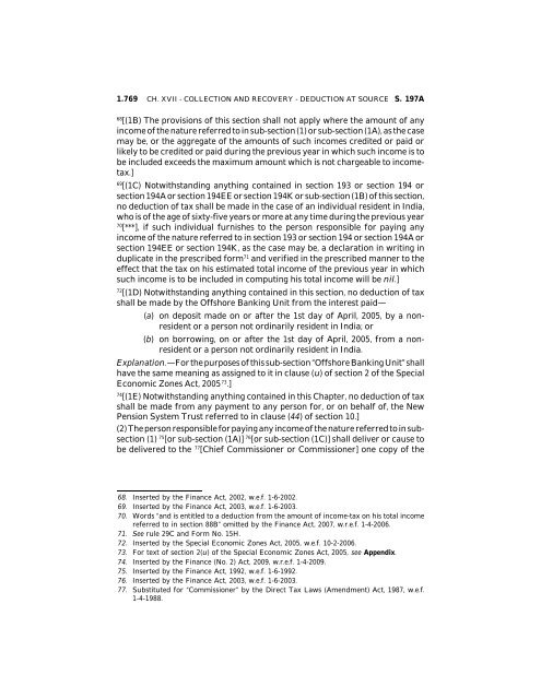 India - Income Tax Act 2010 - Saarc