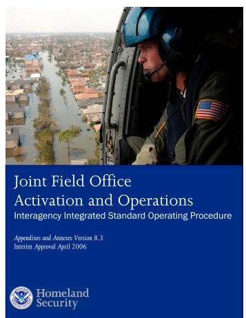Joint Field Office Activation and Operations - Federal Emergency ...