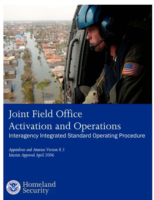 Joint Field Office Activation and Operations - Federal Emergency ...