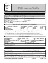 Material Safety Data Sheet - Cooper Seeds