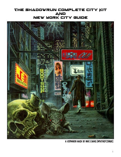 The Shadowrun Complete City Kit And New York ... - WordPress.com