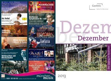 Der Gasteig im Dezember