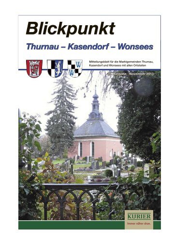 Kasendorf – Wonsees - Blickpunkt Thurnau - Nordbayerischer Kurier