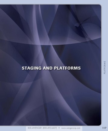 STAGING AND PLATFORMS - Wenger Corporation